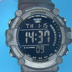 Casio AE-1500WH-8B Digital World Time Mens Sport Watch Original New